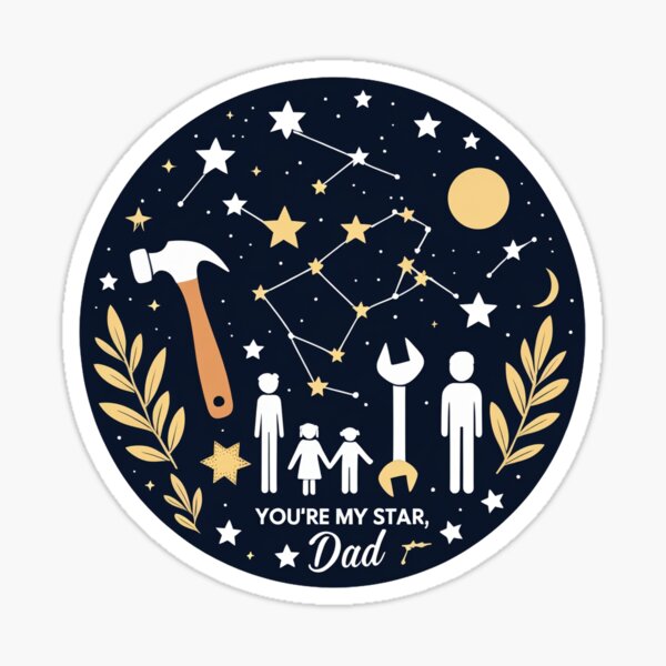 Item preview, Constellation of Dad designed and sold by NewEgySoldier.