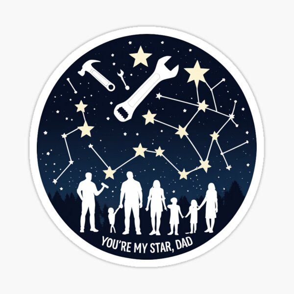 Item preview, Constellation of Dad designed and sold by NewEgySoldier.