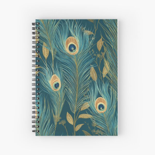 Item preview, Vintage Peacock Feathers in Blue, Green and Gold (Seamless Pattern) designed and sold by dawnleblanc55.
