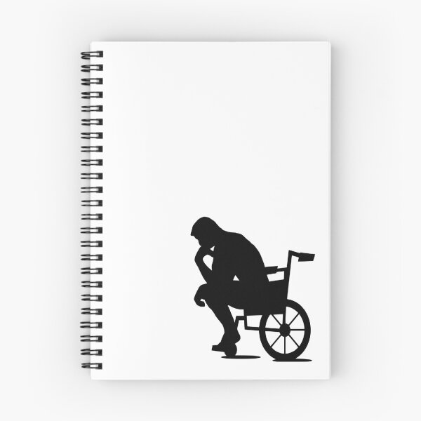 Item preview, The Thinker in a Wheelchair designed and sold by Ms-Bees-Tees.