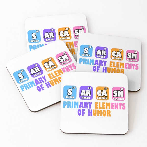 Item preview, Sarcasm – The Primary Element of Humor designed and sold by IQTribe.