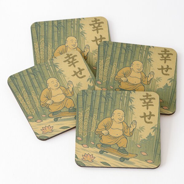 Item preview, Buddha Skateboard Bliss — Ukiyo-e Street Zen designed and sold by SaintGear.
