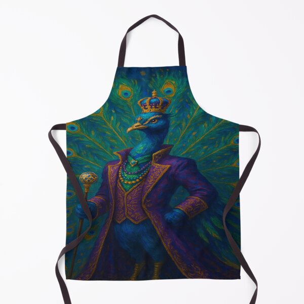 Item preview, Majestic Peacock in Mardi Gras Splendor designed and sold by ArtframeAnimals.