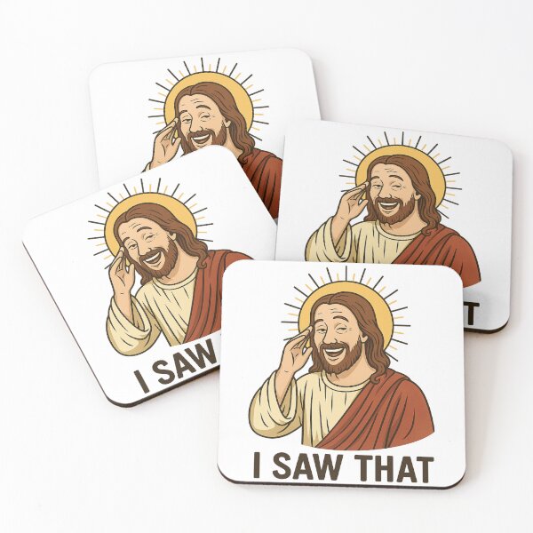 Item preview, Jesus meme. "When You Think No One's Watching... Meme Edition" designed and sold by DibujandoPorfa.