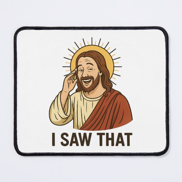 Item preview, Jesus meme. "When You Think No One's Watching... Meme Edition" designed and sold by DibujandoPorfa.