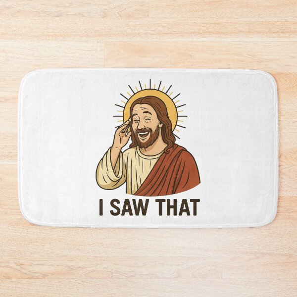 Item preview, Jesus meme. "When You Think No One's Watching... Meme Edition" designed and sold by DibujandoPorfa.