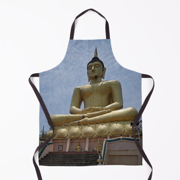 Item preview, Golden statues lined up at Wat Phousalao designed and sold by franck380.