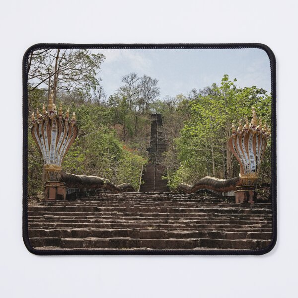 Item preview, Golden statues lined up at Wat Phousalao designed and sold by franck380.