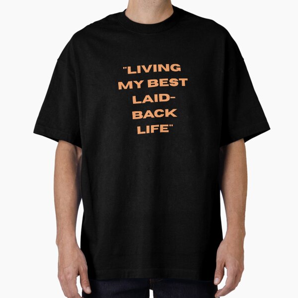 Item preview, Laid-Back Life – Funny Chill Boho Quote designed and sold by Pamthedesigner.