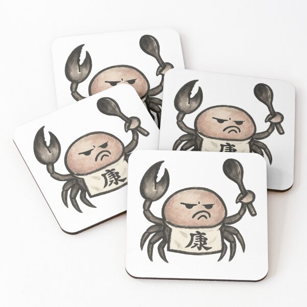 Item preview, Grumpy Crab Chef – Sumi-e Kitchen Spirit designed and sold by cottoncode.