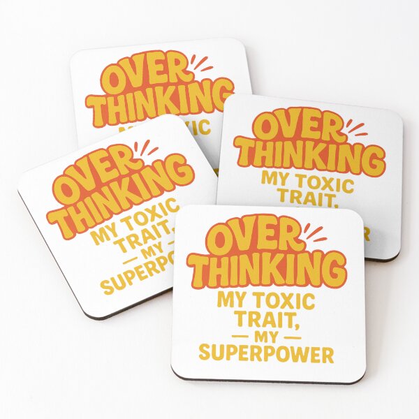Item preview, Overthinking: My Toxic Trait, My Superpower Tee designed and sold by ThreadLevelDrip.