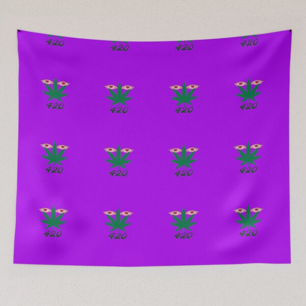 Item preview, Weed eyes and leaf  designed and sold by Anargeddon.