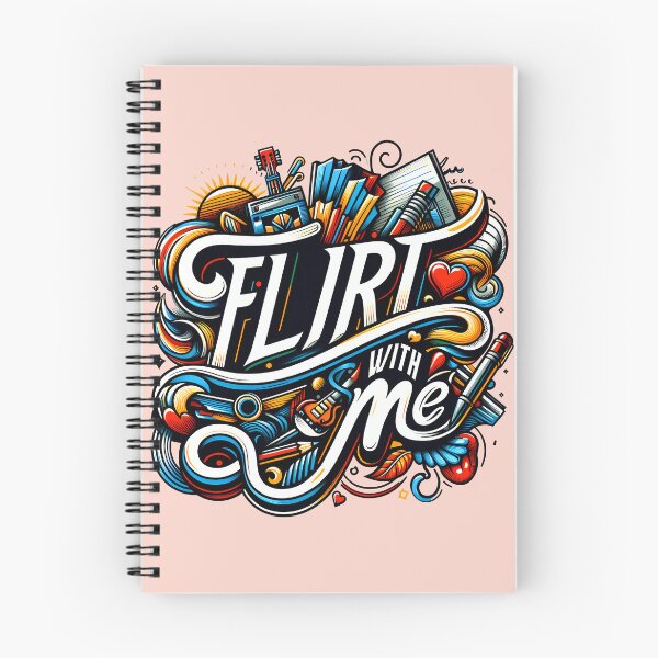 Item preview, Flirt with Me, typography designed and sold by maxmaj.