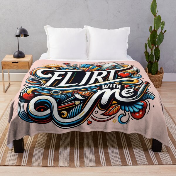 Item preview, Flirt with Me, typography designed and sold by maxmaj.