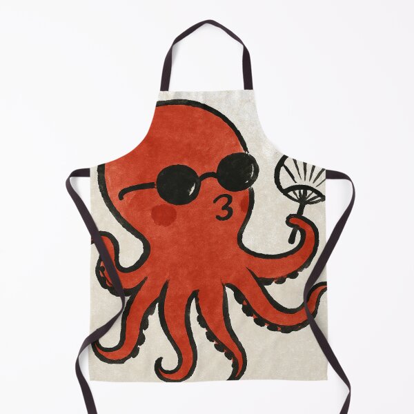 Artikelvorschau, Octopus Attitude – Coolness im Sumi-e-Stil entworfen und verkauft von cottoncode.