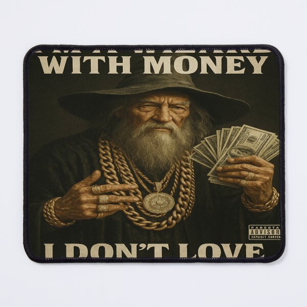 Item preview, Wizard With Money – Gangsta Fantasy designed and sold by Boohoo Beach.