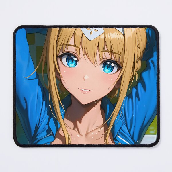 Item preview, Alice Zuberg Sword Online Bath Relax Blue Wet Look Seduction designed and sold by mildaclairmo.