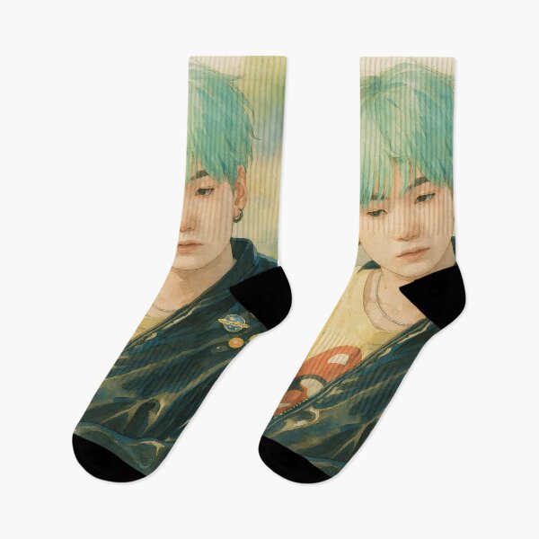 Item preview, bts suga poster kpop cute design designed and sold by Crazy-universe.