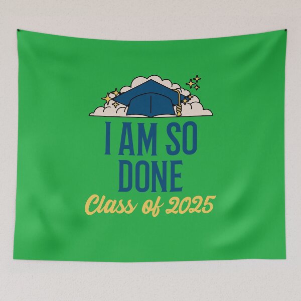Item preview, I am so done Graduation 2025 designed and sold by 87-Aesthetics.