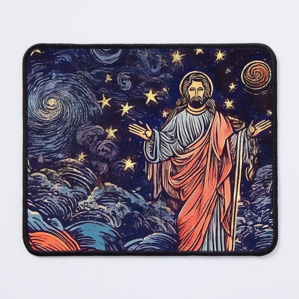 Item preview, Jesus Christ King of The Universe  designed and sold by PhaedraArt.