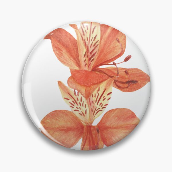 Item preview, Orange Alstroemeria Flower designed and sold by BiotaSilvestre.