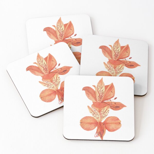 Item preview, Orange Alstroemeria Flower designed and sold by BiotaSilvestre.