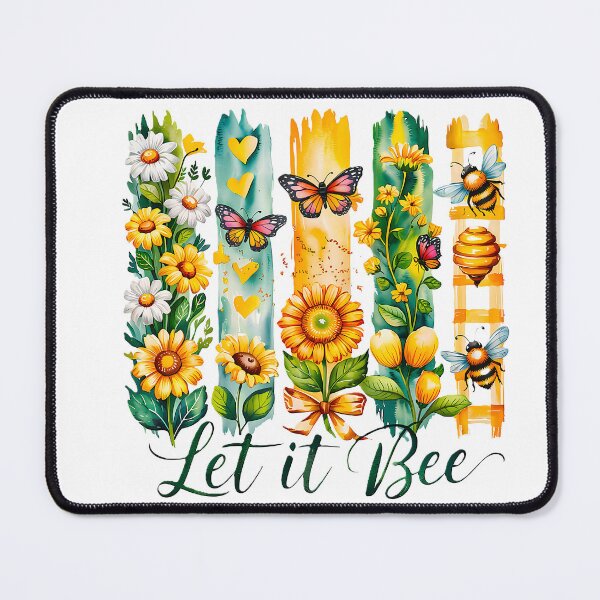 Item preview, Let It Bee Flowers - White designed and sold by FoxfireStardust.