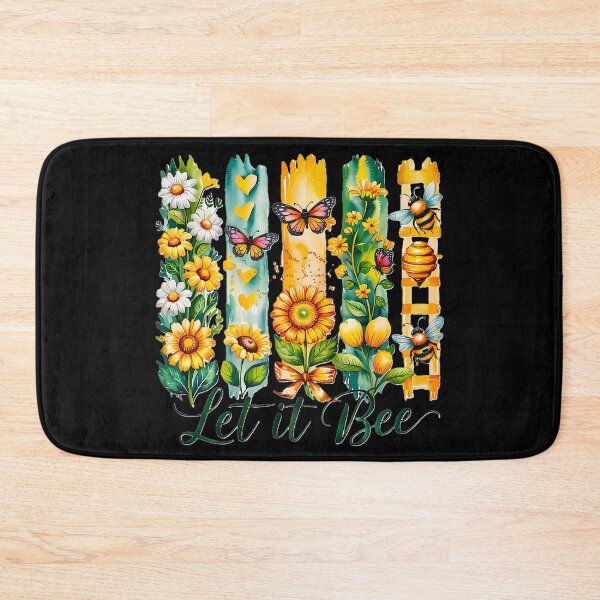 Item preview, Let It Bee Flowers - Black designed and sold by FoxfireStardust.