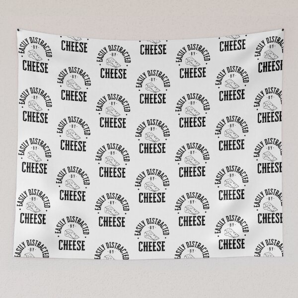 Item preview, Easily distracted by cheese designed and sold by KatelynMitalski.
