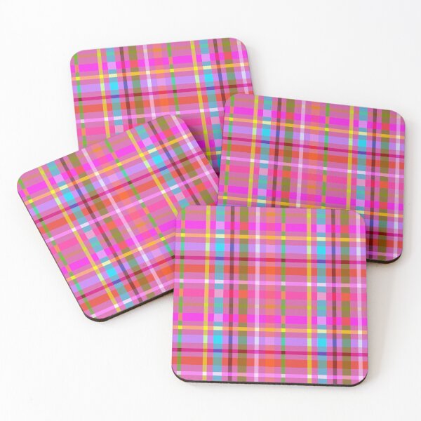 Item preview, Neon Pink Plaid designed and sold by Stephanie McRae.
