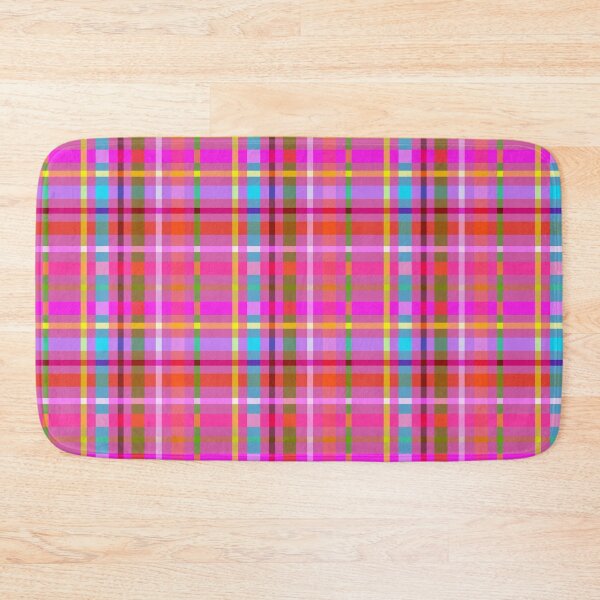 Item preview, Neon Pink Plaid designed and sold by Stephanie McRae.