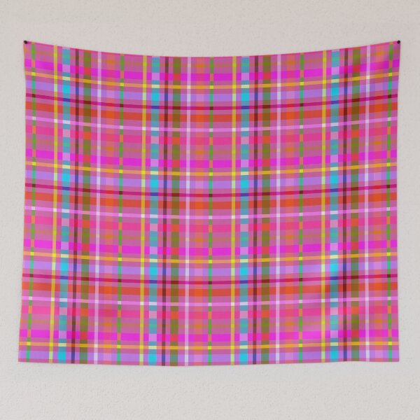 Item preview, Neon Pink Plaid designed and sold by Stephanie McRae.
