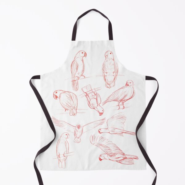 Item preview, Eclectus Parrot Sketch Design designed and sold by BiotaSilvestre.