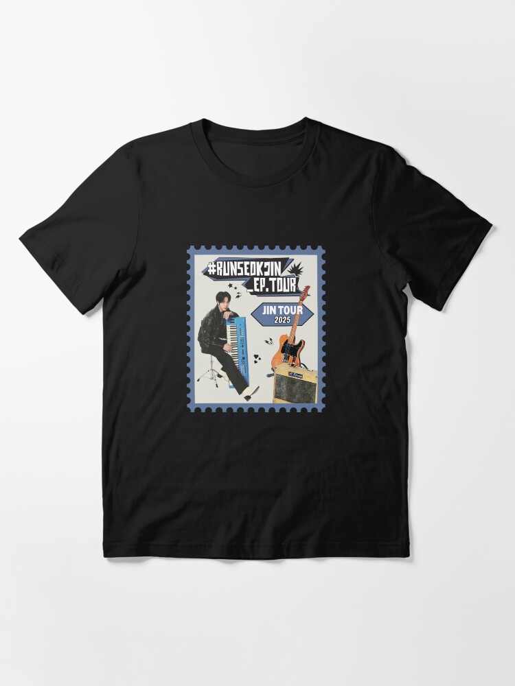 #RUN SEOKJIN EP TOUR 2025 Tシャツ Mサイズ 新品 Runseokjin EP Tour 2025 Run Jin BTS The First Tour Black T
