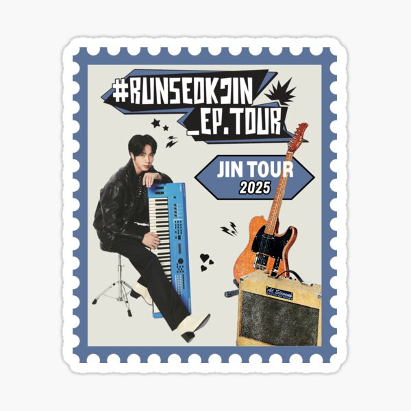 Artikel-Vorschau von Jin BTS Run Seokjin Ep Tour, Jin Konzert 2025, designt und verkauft von IronMan5000.