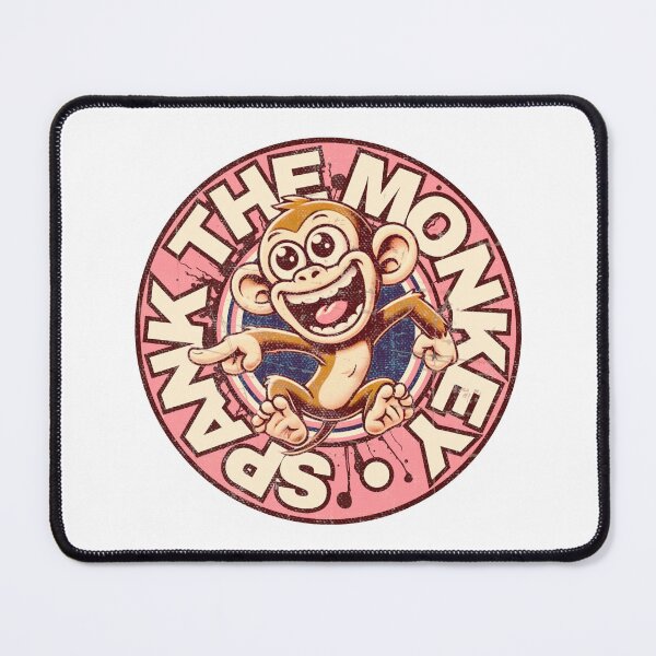 Item preview, Spank the Monkey – Retro Funny Naughty Monkey designed and sold by pUNKnown.
