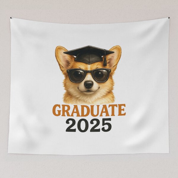 Item preview, Graduate 2025 Funny Corgi Lover designed and sold by thebest-2studio.