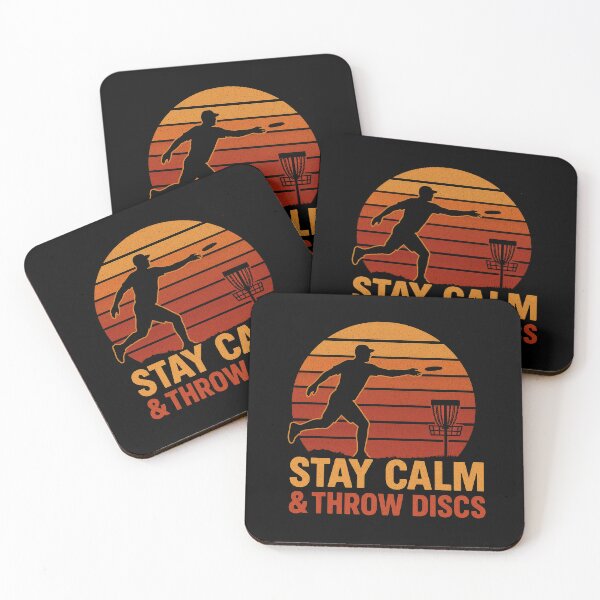 Item preview, Stay Calm & Throw Discs – Disc Golfer Gift Shirt Design designed and sold by tecyross.