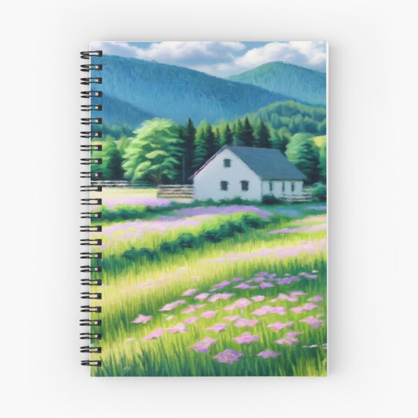 Item preview, Sunlit Countryside Farmhouse Meadow designed and sold by Zeph1.