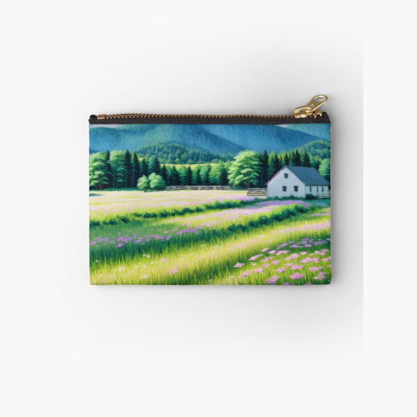 Item preview, Sunlit Countryside Farmhouse Meadow designed and sold by Zeph1.