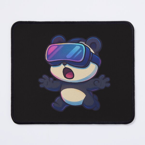 Item preview, VR Panda Adventure – Chibi Panda in Neon Virtual Reality World designed and sold by ColorSplash123.