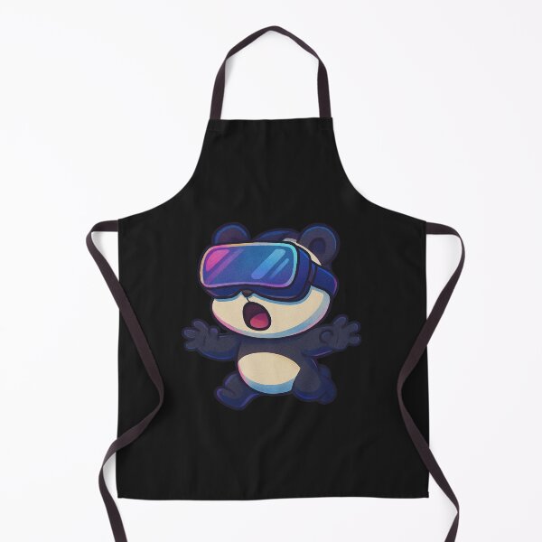 Item preview, VR Panda Adventure – Chibi Panda in Neon Virtual Reality World designed and sold by ColorSplash123.