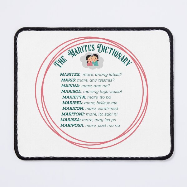 Item preview, The Marites Dictionary - Pinoy Humor designed and sold by KantoVoice.