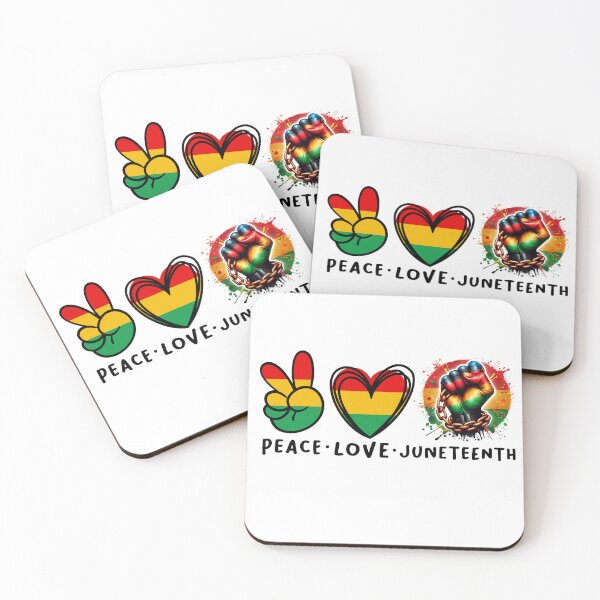 Artikelvorschau, Frieden Liebe Juneteenth Feier Freiheit 1865 entworfen und verkauft von R&BApparel.