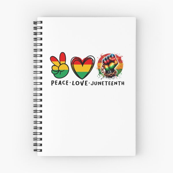 Artikelvorschau, Frieden Liebe Juneteenth Feier Freiheit 1865 entworfen und verkauft von R&BApparel.