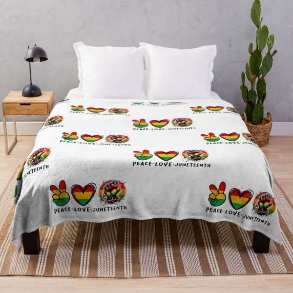 Item preview, Peace Love Juneteenth Celebration Freedom 1865 designed and sold by R&BApparel.