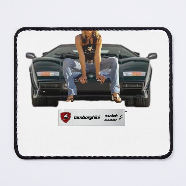 Item preview, Lamborghini Countach and Blonde designed and sold by MuchoMerchShop.