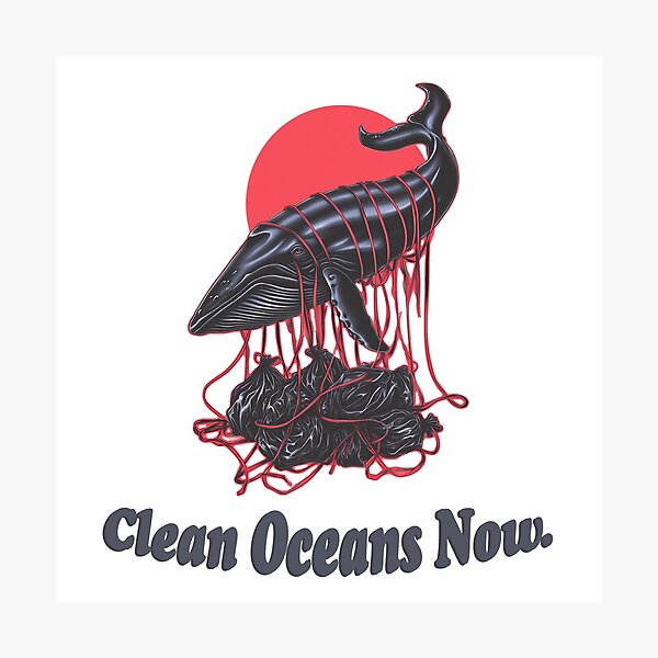 Item preview, Clean Oceans Now. designed and sold by Zen Lael.