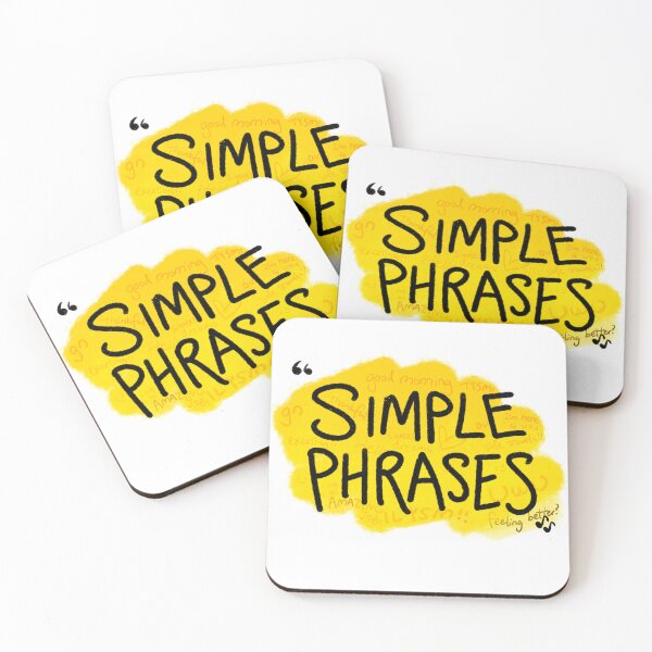 Item preview, simple phrases designed and sold by Marge-Z-Art.