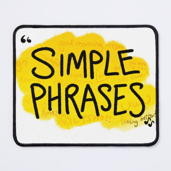 Item preview, simple phrases designed and sold by Marge-Z-Art.